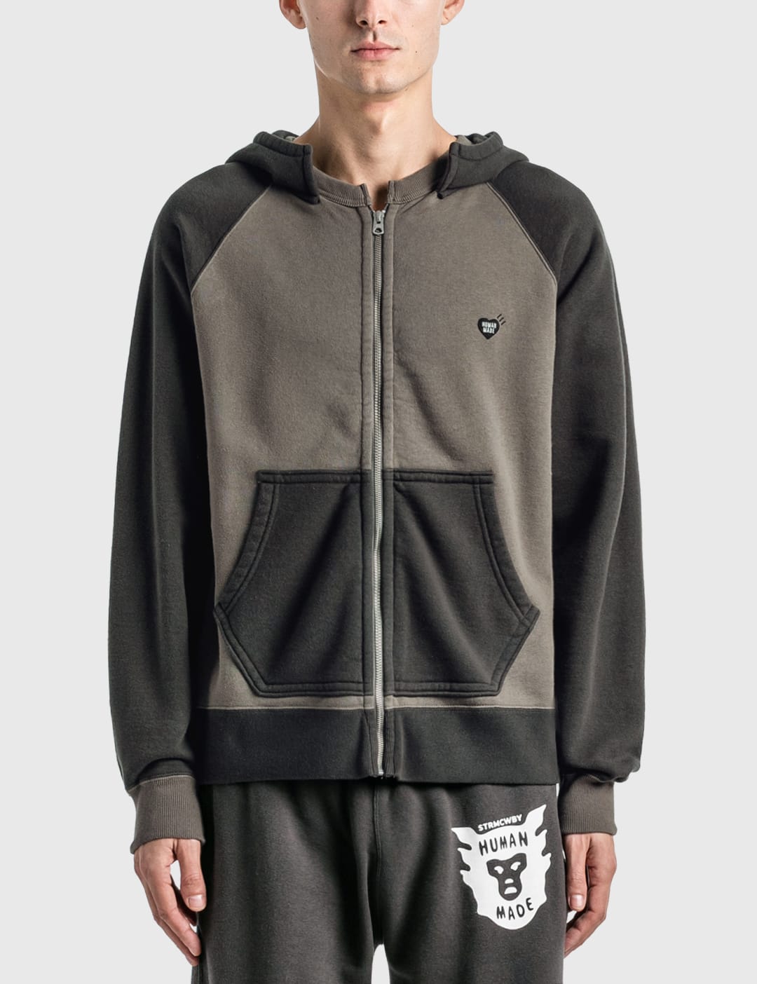 Human Made - Zip-Up Hoodie | HBX - Globally Curated Fashion and 