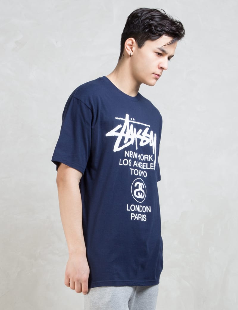 Stüssy - World Tour T-Shirt | HBX - Globally Curated Fashion