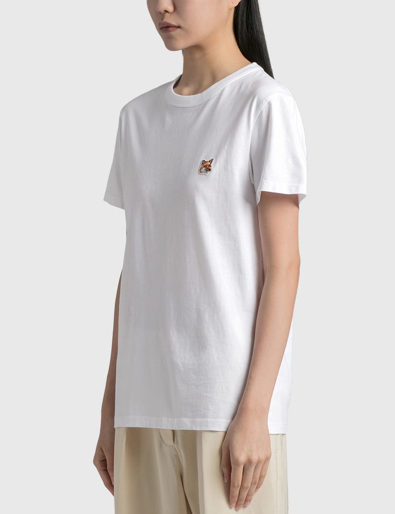 Maison Kitsuné - Fox Head Patch Classic T-shirt | HBX - Globally