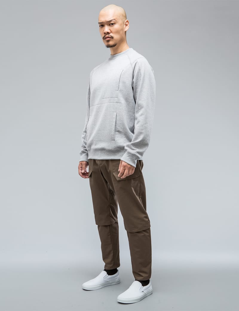 ACRONYM® - S14-BR Cotton Crewneck Sweatshirt | HBX
