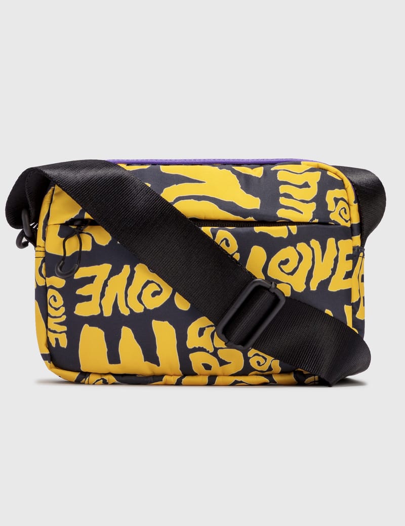 Ganni - Recycled Tech Fabric Love Printed Crossbody Bag | HBX
