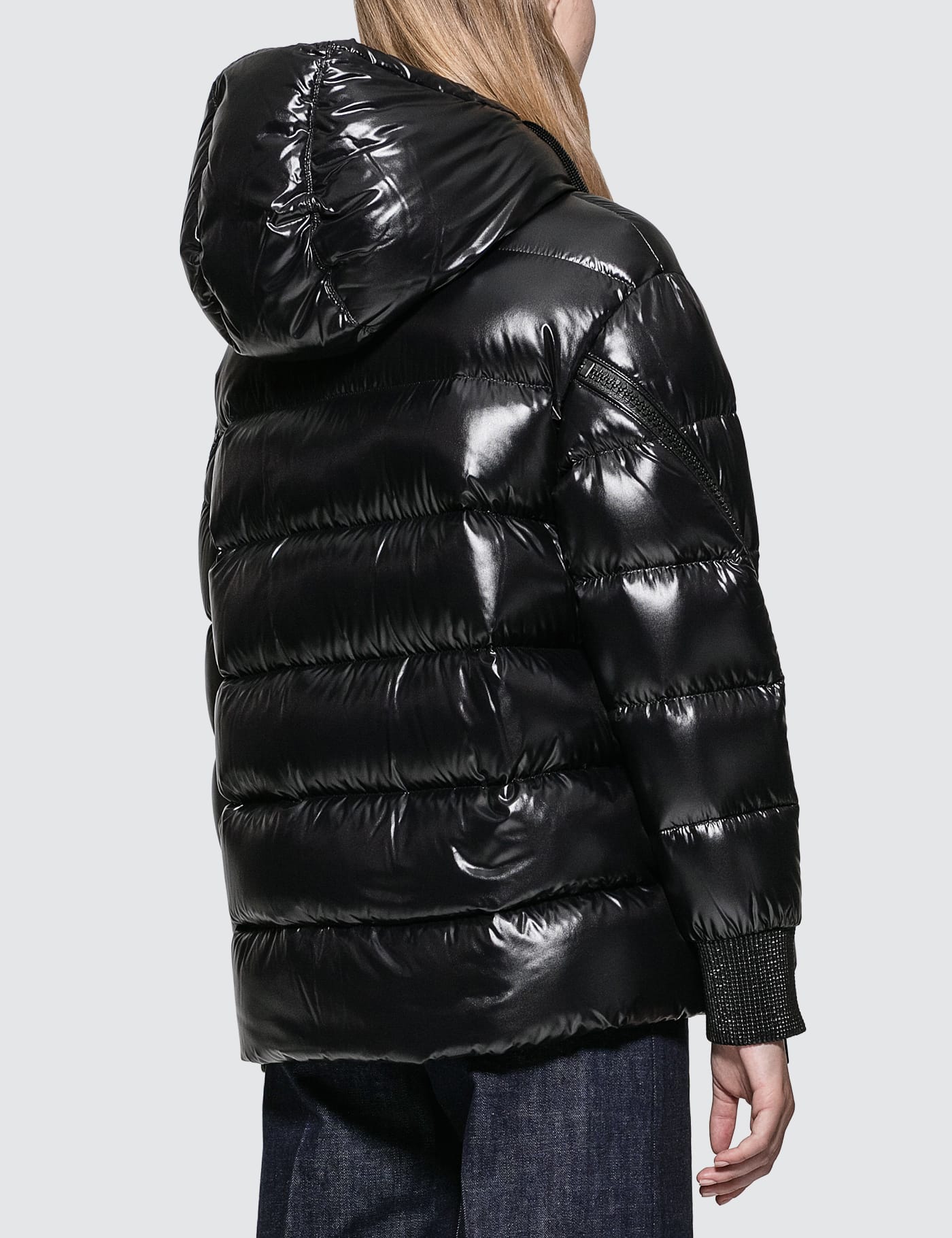 Moncler - Down Jacket With Zipped Sleeves | HBX - Globally Curated Fashion  and Lifestyle by Hypebeast