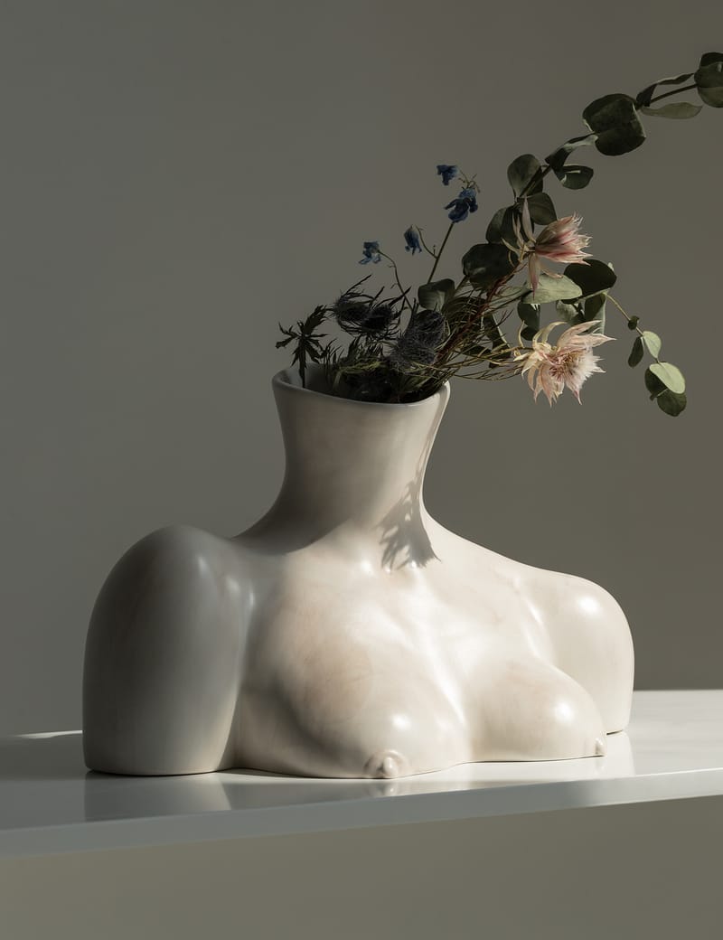 anissa kermiche Breast Friend フラワーベース Anissa Kermiche Breast Friend Marble Vase | Saks Fifth Avenue