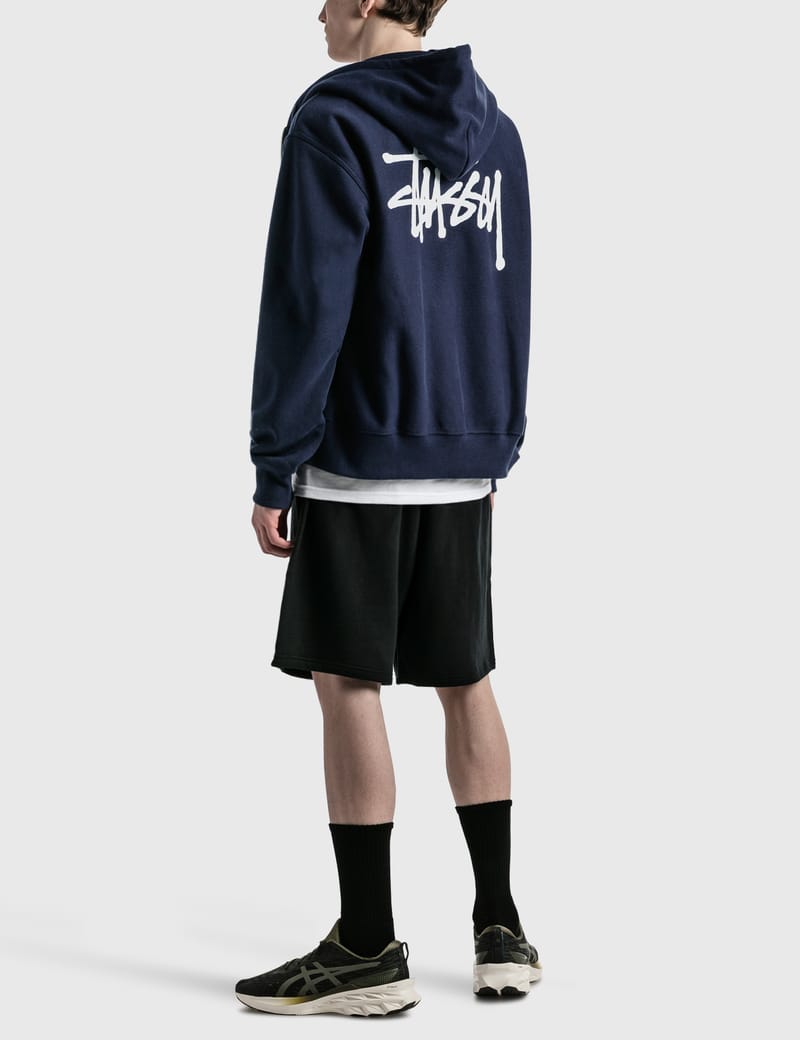 Stüssy - Basic Stüssy Zip Hoodie | HBX - Globally Curated