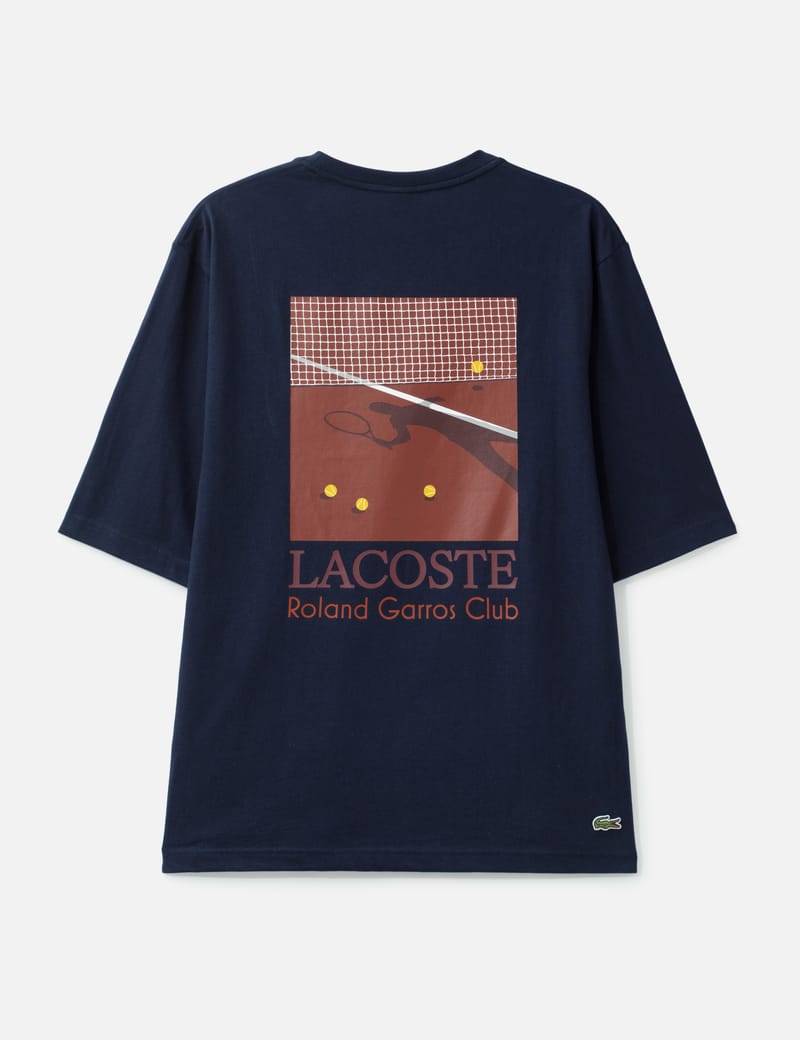 Lacoste Roland-Garros Edition Graphic T-Shirt - Relaxed organic