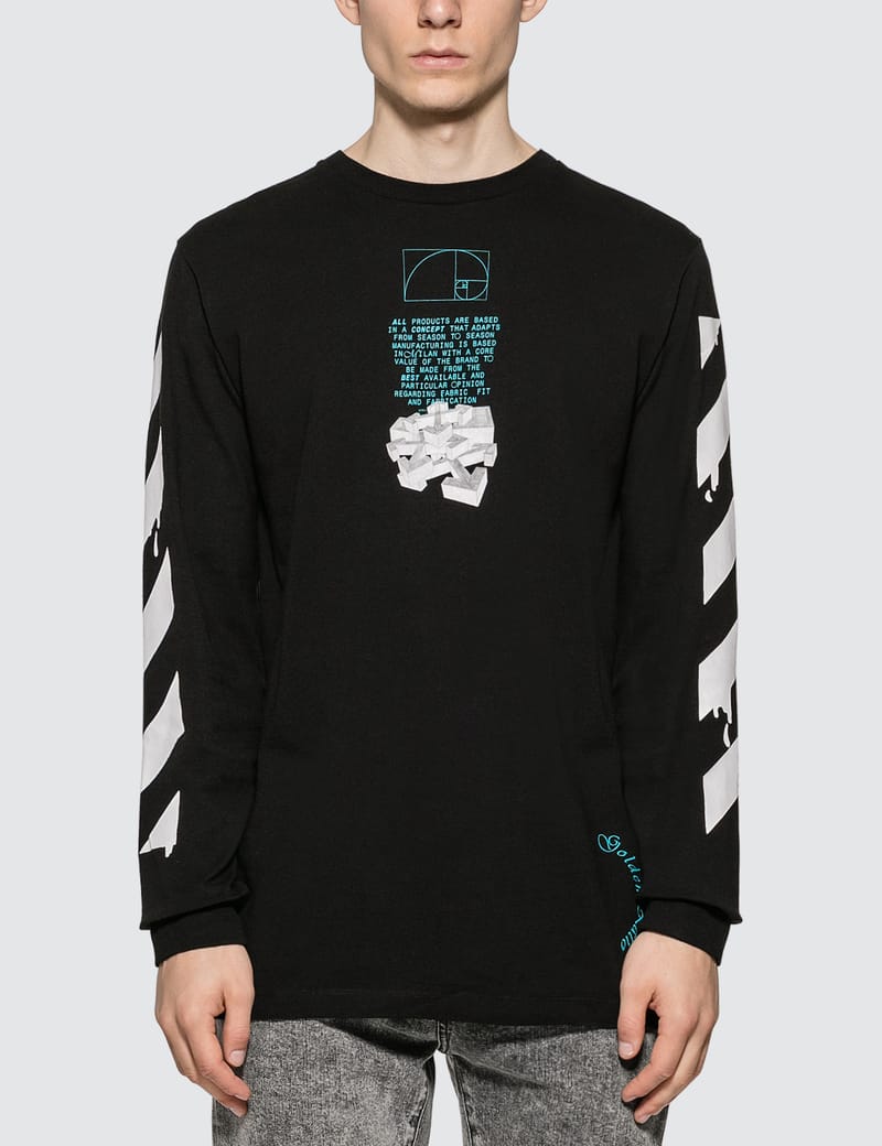 Off-White™ - Dripping Arrows Long Sleeve T-Shirt | HBX - Globally