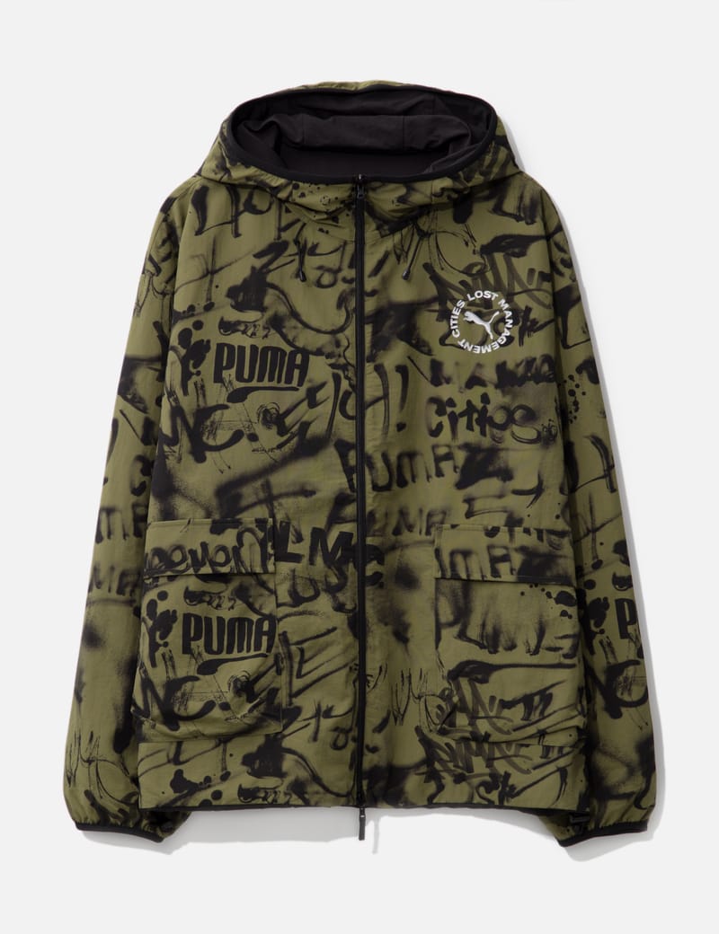 Puma camouflage jacket on sale