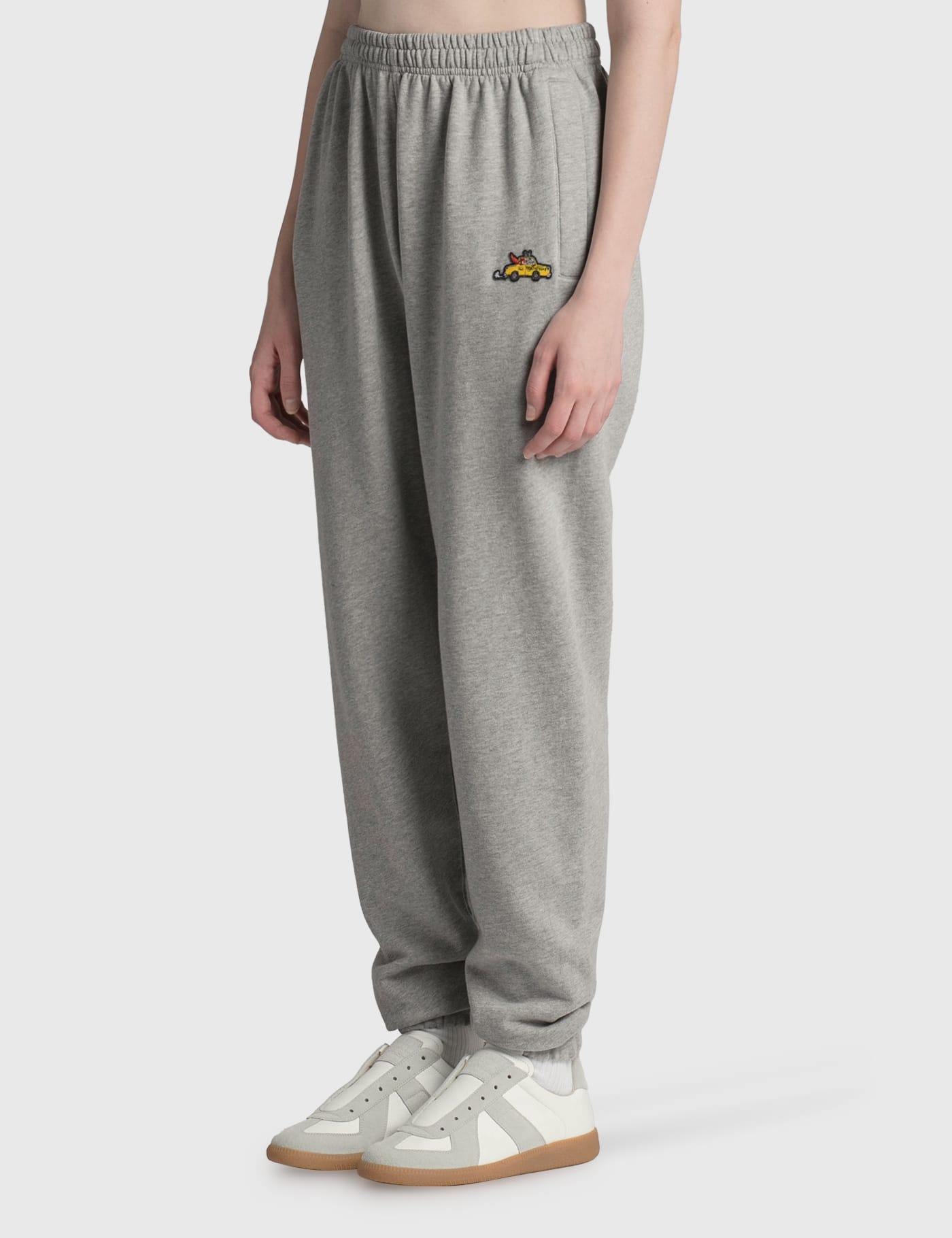 Maison Kitsune - Oly Taxi Patch Relaxed Jogger Pants | HBX 