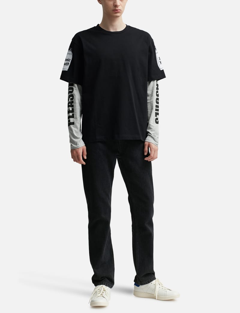 Pleasures - PLEASURES x Sonic Youth Becuz Layered Long Sleeve