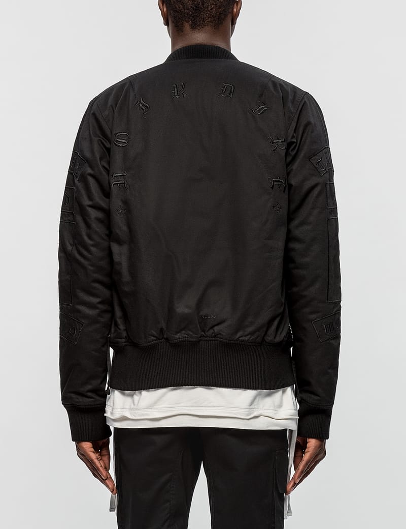 STAMPD Time And 1 World Bomber Jacket Mサイズ ブラック スタンプド