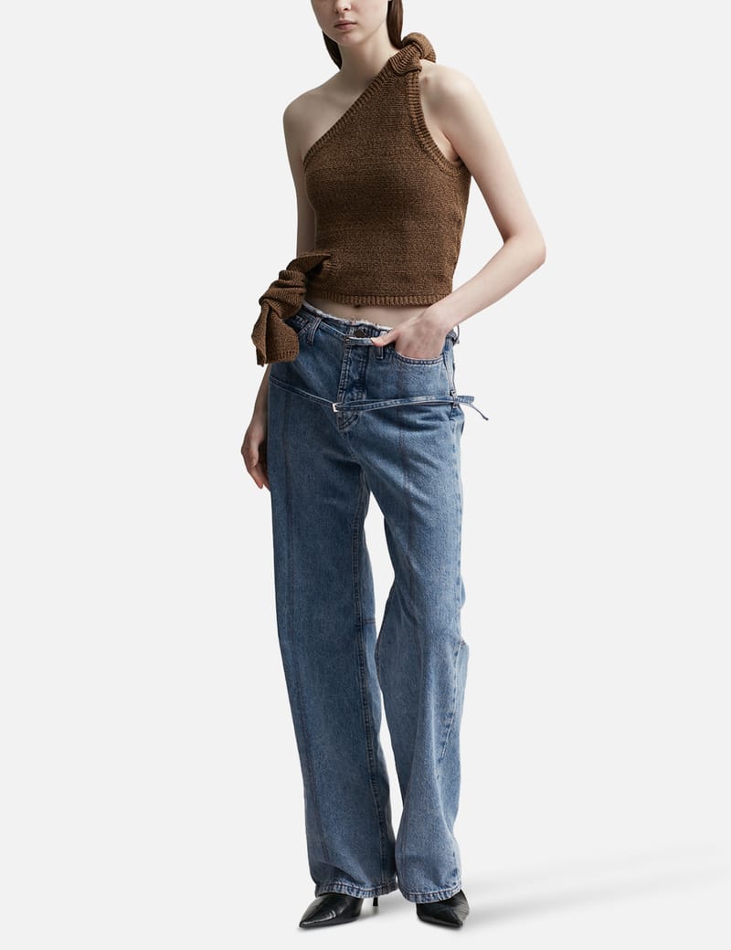 Jacquemus - Le de Nîmes Caraco Belted Jeans | HBX - Globally