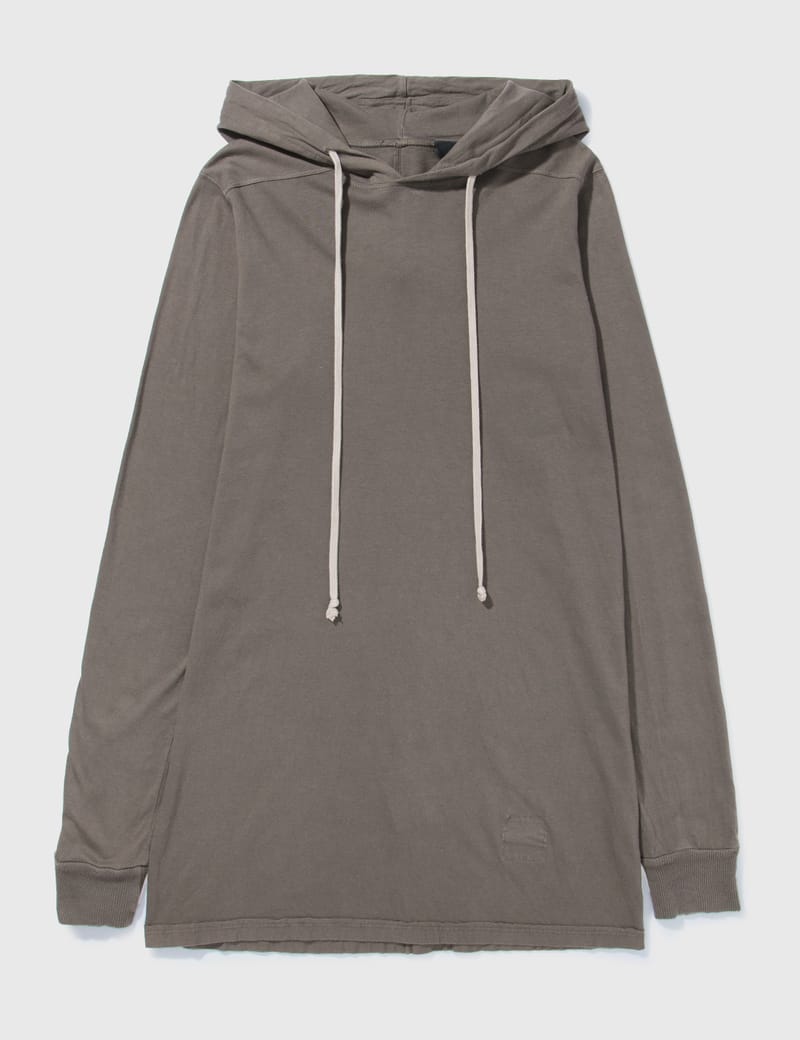 Rick Owens - DRKSHDW HOODED LONG T-SHIRT | HBX - Globally Curated