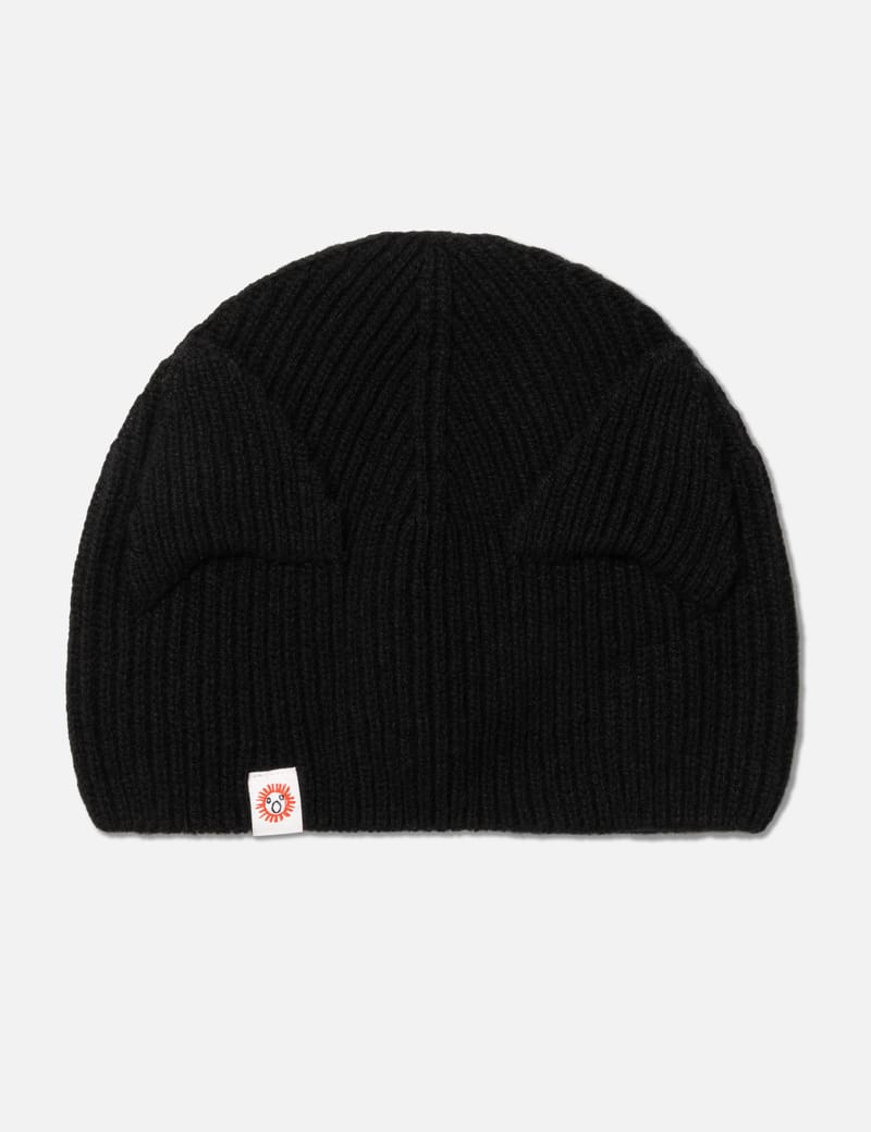 夜*々様 CHARLES JEFFREY LOVERBOY CHUNKY BEA CHUNKY EARS BEANIE in BLACK – Charles Jeffrey Loverboy