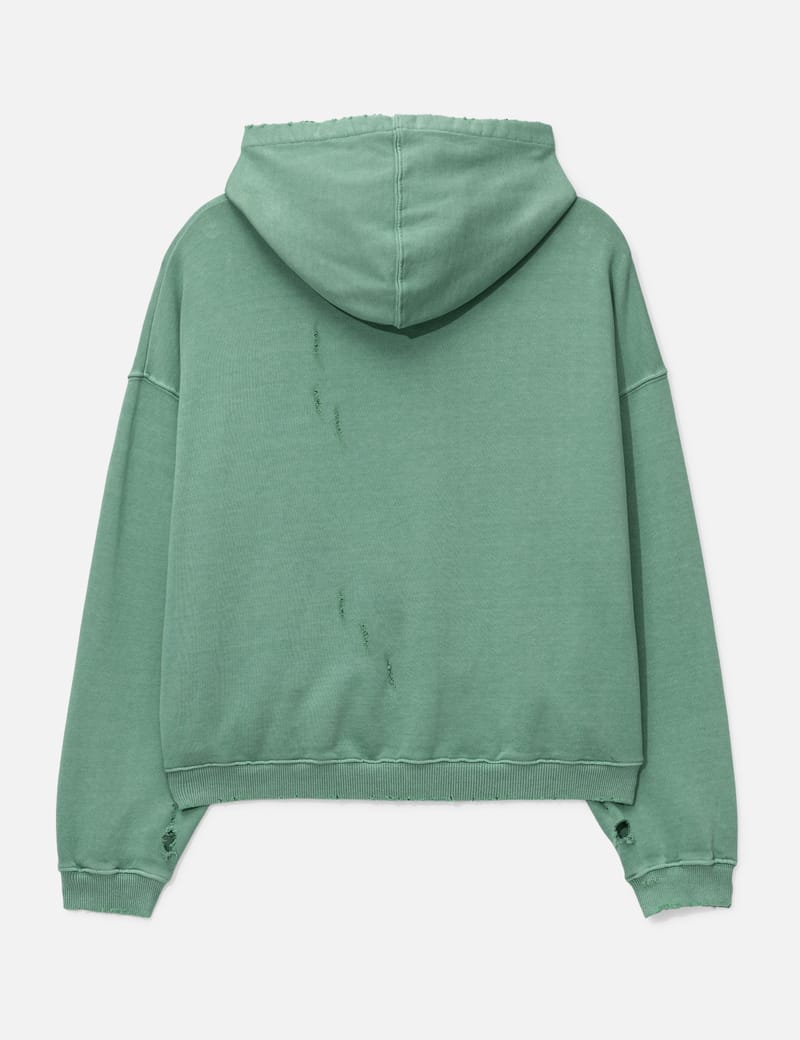FFFPostalservice - Curved Zip-Up Round Hem Hoodie | HBX