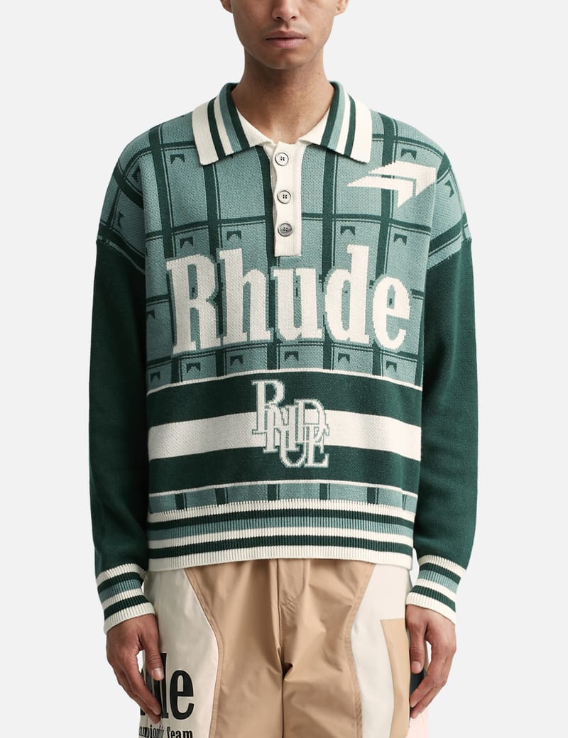 Rhude - Ligeux Rugby Shirt | HBX - Globally Curated Fashion