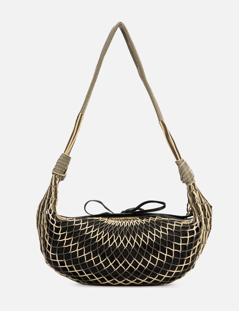 Lemaire Croissant Filt Bag - Soft 2-in-1 net bag with removable