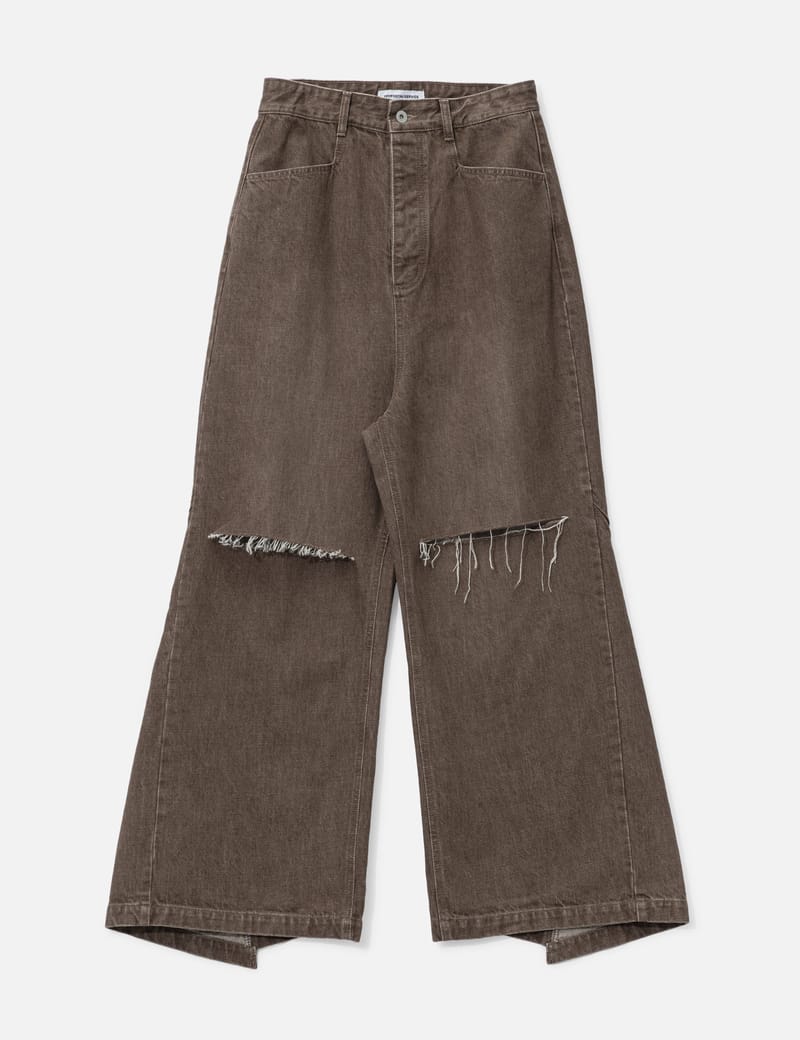 パンツ FFFPOSTALSERVICE Flare Cargo Black 30 flare-cargo-v-2-5-in-brown-red