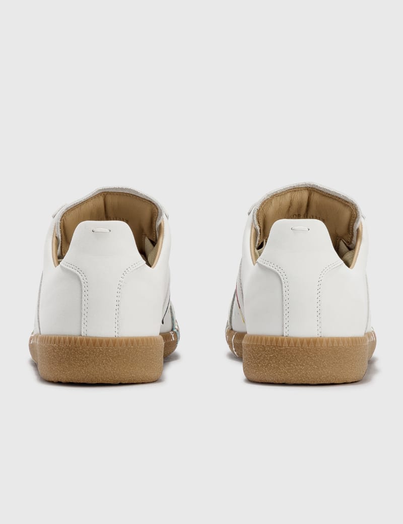 Maison Margiela - Replica Paint Drop Sneakers | HBX