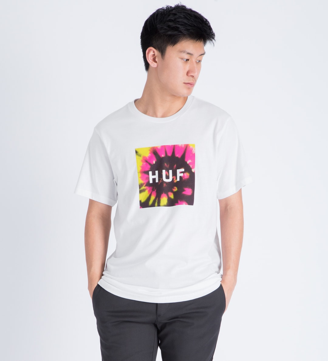 huf tie dye shirt