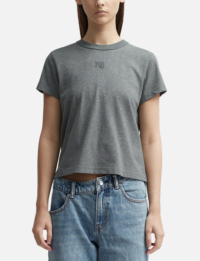 T By Alexander Wang - Glitter Jersey T-shirt | HBX - Globally