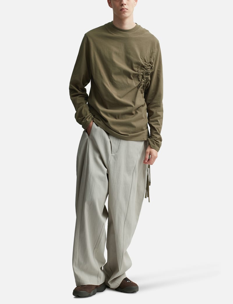 Attempt - Drawstring Long Sleeve T-Shirt | HBX