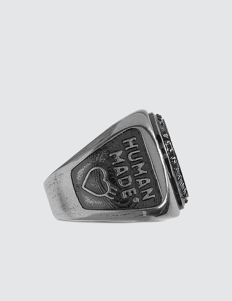 Human Made - Heart College Ring | HBX - Globally Curated Fashion