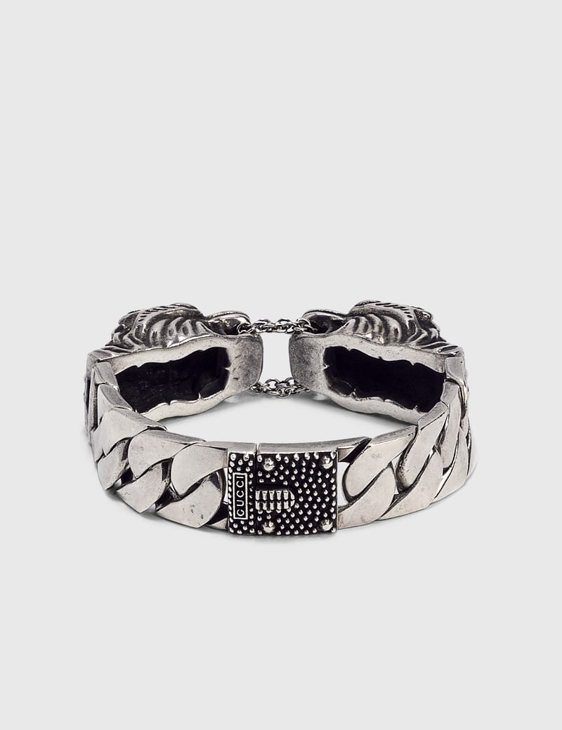 Gucci - Gucci Tiger Silver Bracelet | HBX - Globally Curated