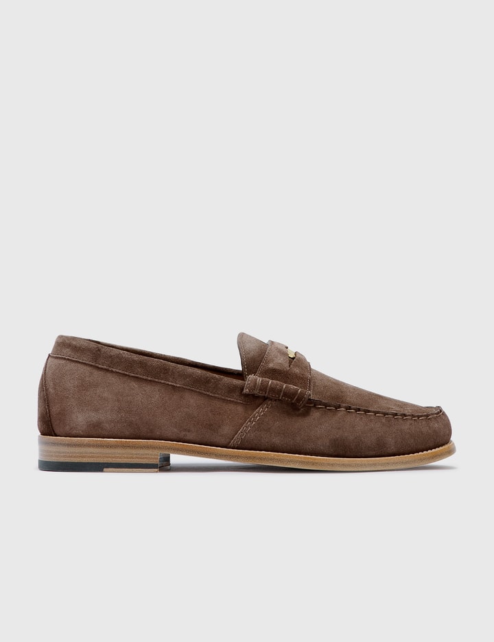 Rhude - Suede Penny Loafer | HBX - Globally Curated Fashion and ...
