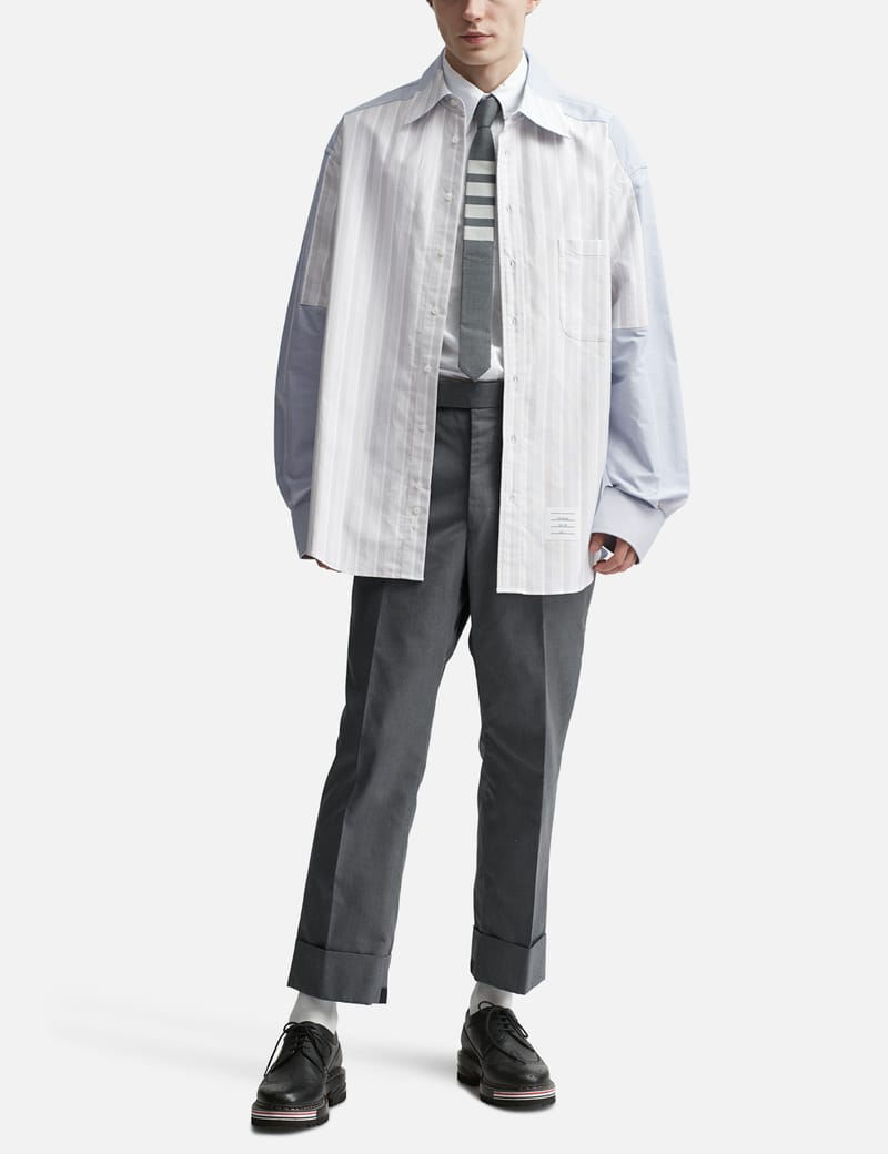 Thom Browne - Oversized 4-Bar Rep Stripe Oxford Shirt | HBX