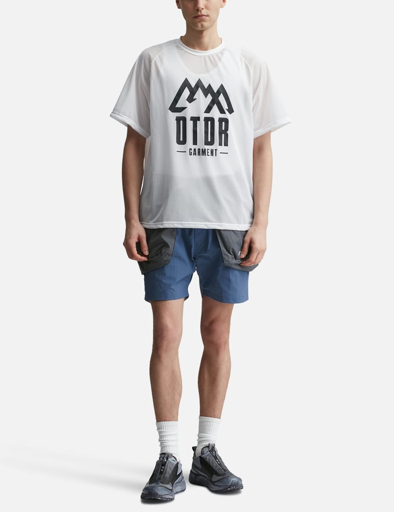 ★TRAVEL★ Rest Mesh Jersey Short Sleeve Tee White CMF Outdoor Garment - Quick Dry Mesh Short Sleeve T-shirt