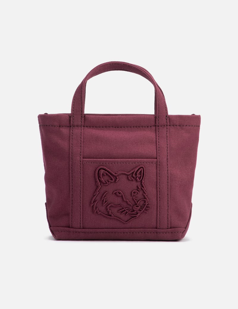 Maison Kitsuné - Fox Head Mini Tote | HBX - Globally Curated