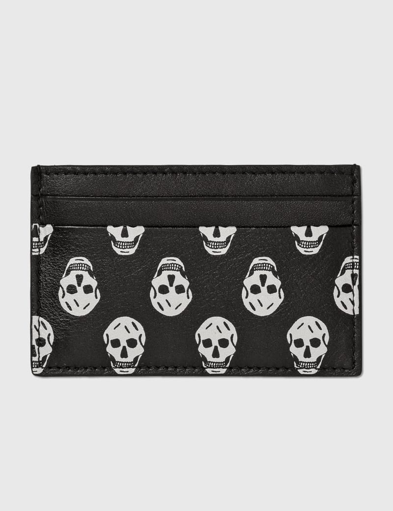 Alexander McQueen スカル 名刺入れ カードケース Alexander McQueen - Biker Skull Card Holder | HBX