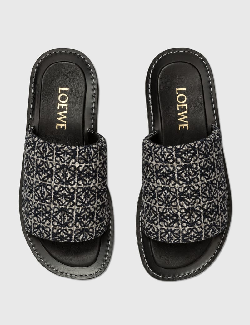 Loewe anagram discount jacquard slide