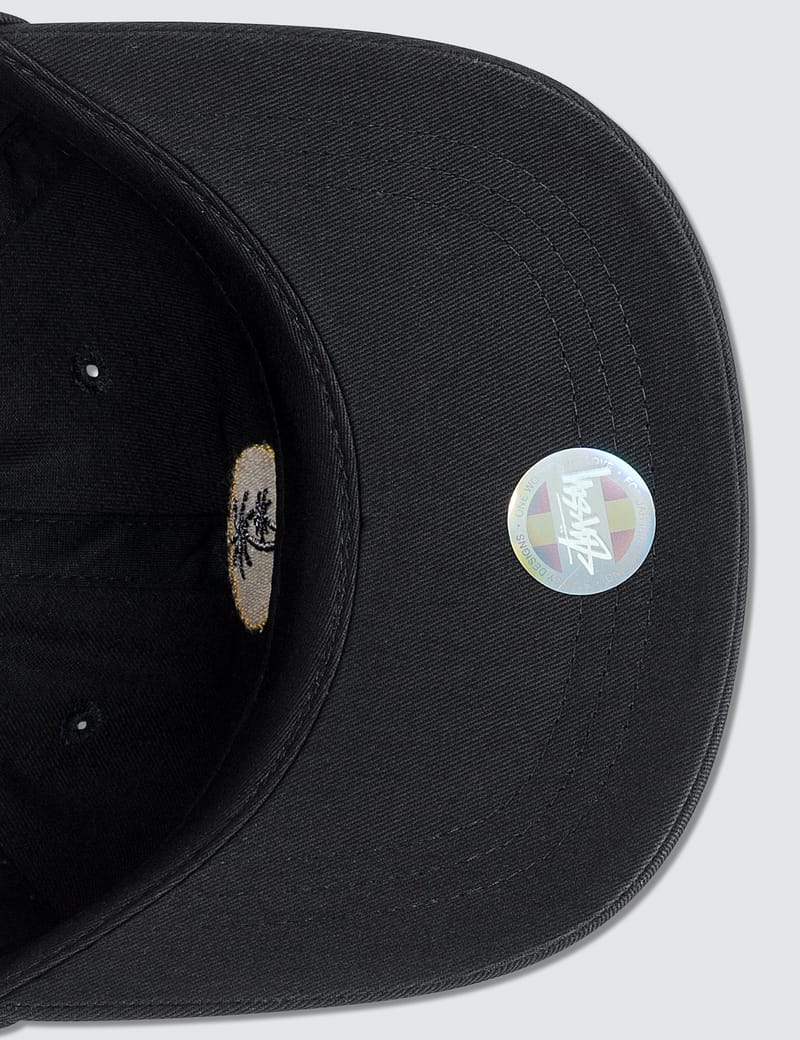 STUSSY Club Crown Low Pro Snapback Cap - Black/Pink