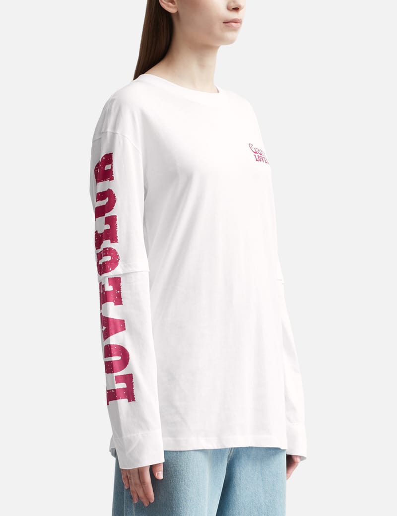 Ganni - Layered Long Sleeve T-shirt | HBX - Globally Curated