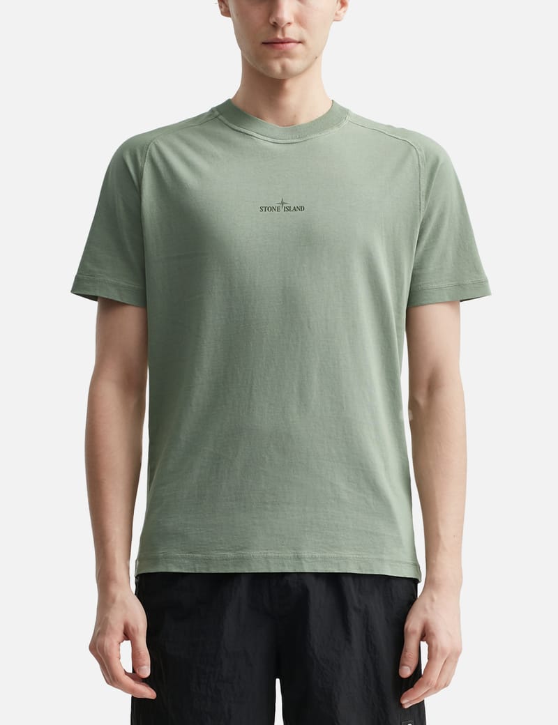 STONE ｜ (2100020 Organic Cotton Jersey T-Shirt (K Black 2100020 ORGANIC COTTON JERSEY Slim-fit T-shirt with