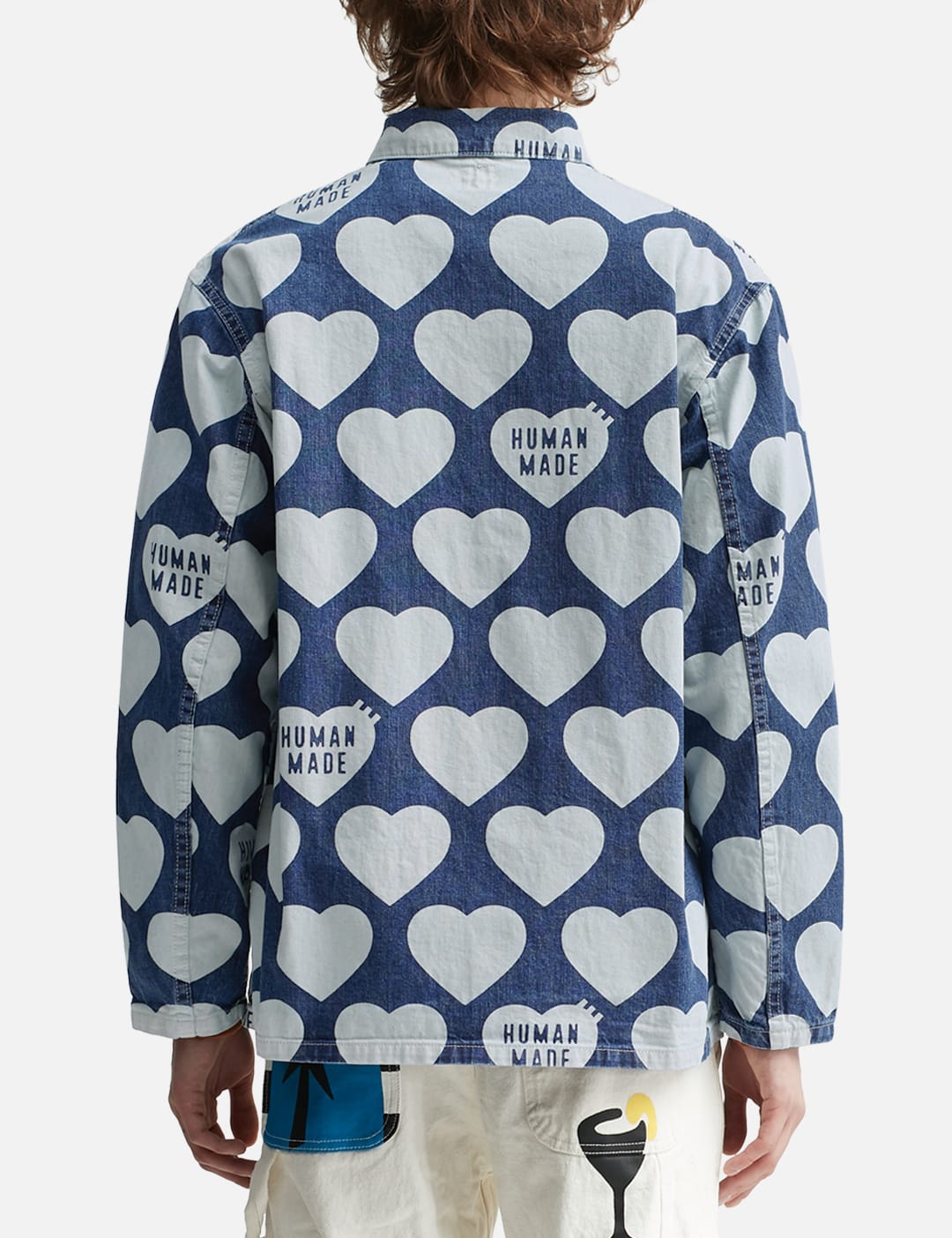 Human Made - Heart Denim Coverall Jacket | HBX - HYPEBEAST 為您