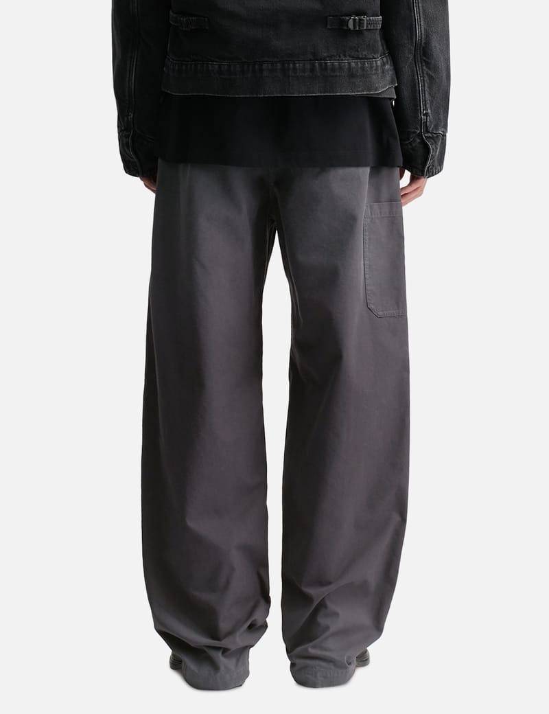 Maison Margiela Work Pants - Washed black denim, straight-leg