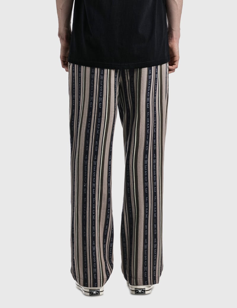Fucking Awesome - Striped Pleated Chino | HBX - Globally