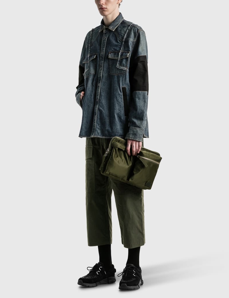 Sacai - ポーター ラップトップ ポーチ | HBX - ハイプビースト