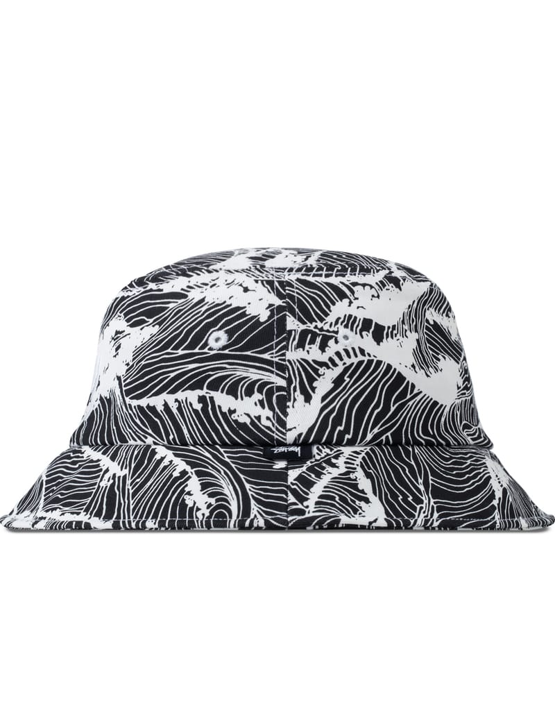 帽子 stussy waves knit bucket hat Black Stussy Waves Knit Bucket Hat | Garmentory