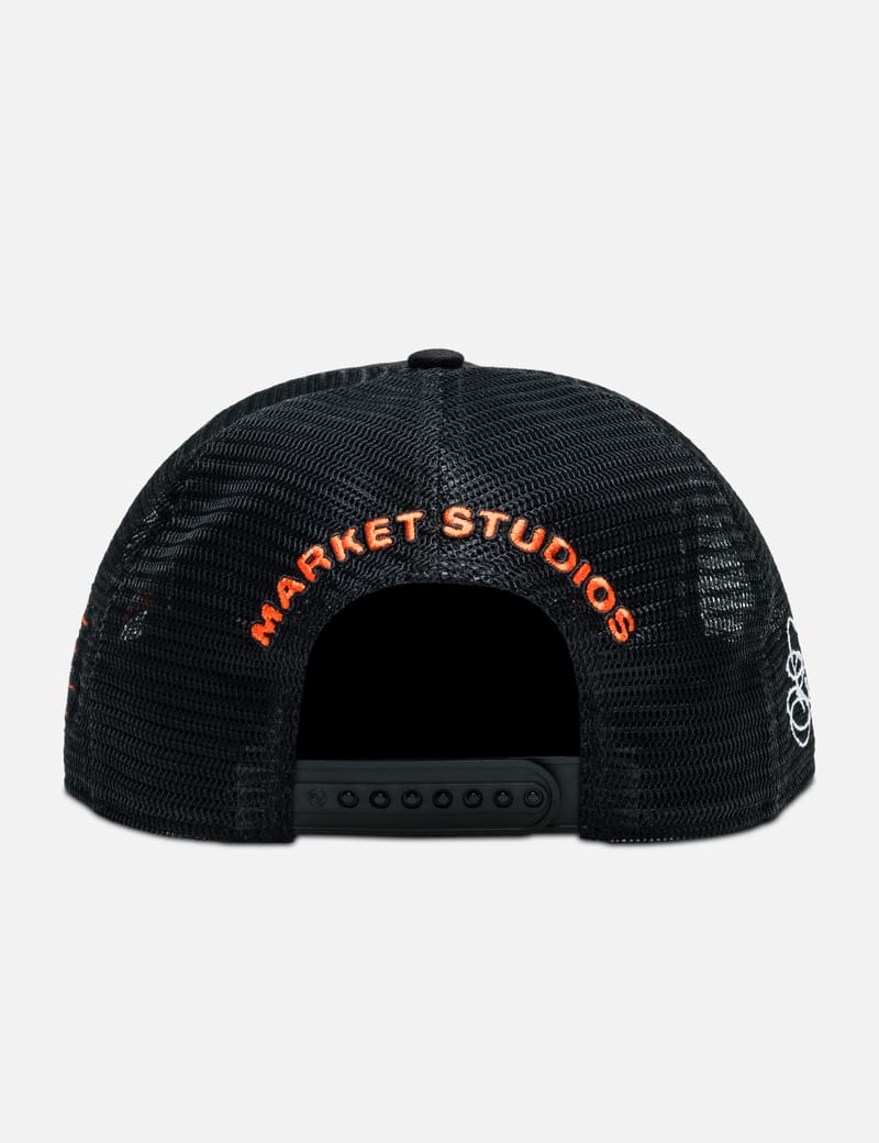 Market Market x NASCAR Richard Petty Cap - 刺繍ロゴとメッシュ