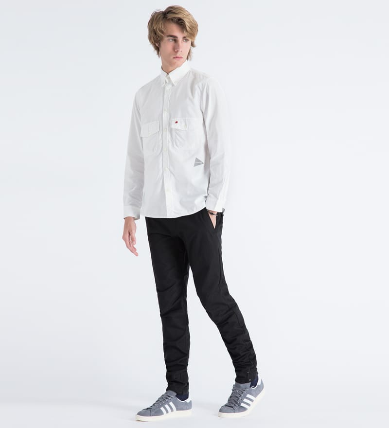 and wander - White Dry Ox Shirt | HBX - Globally Curated Fashion