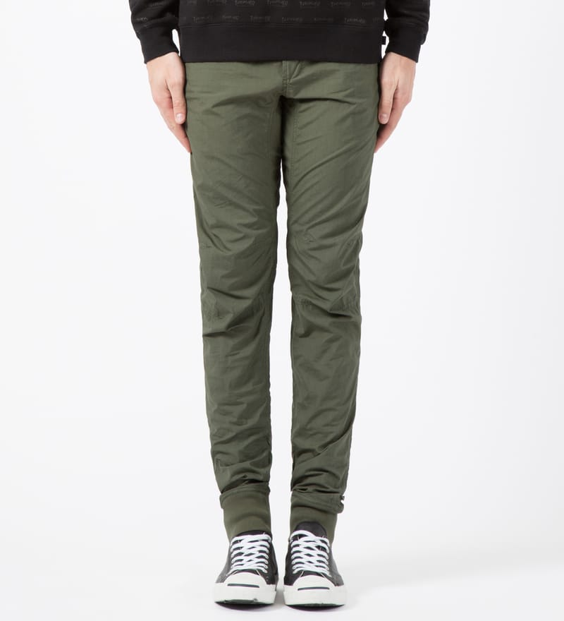 Maharishi - Maharishi x Undefeated Olive Lack Woven Track Pants