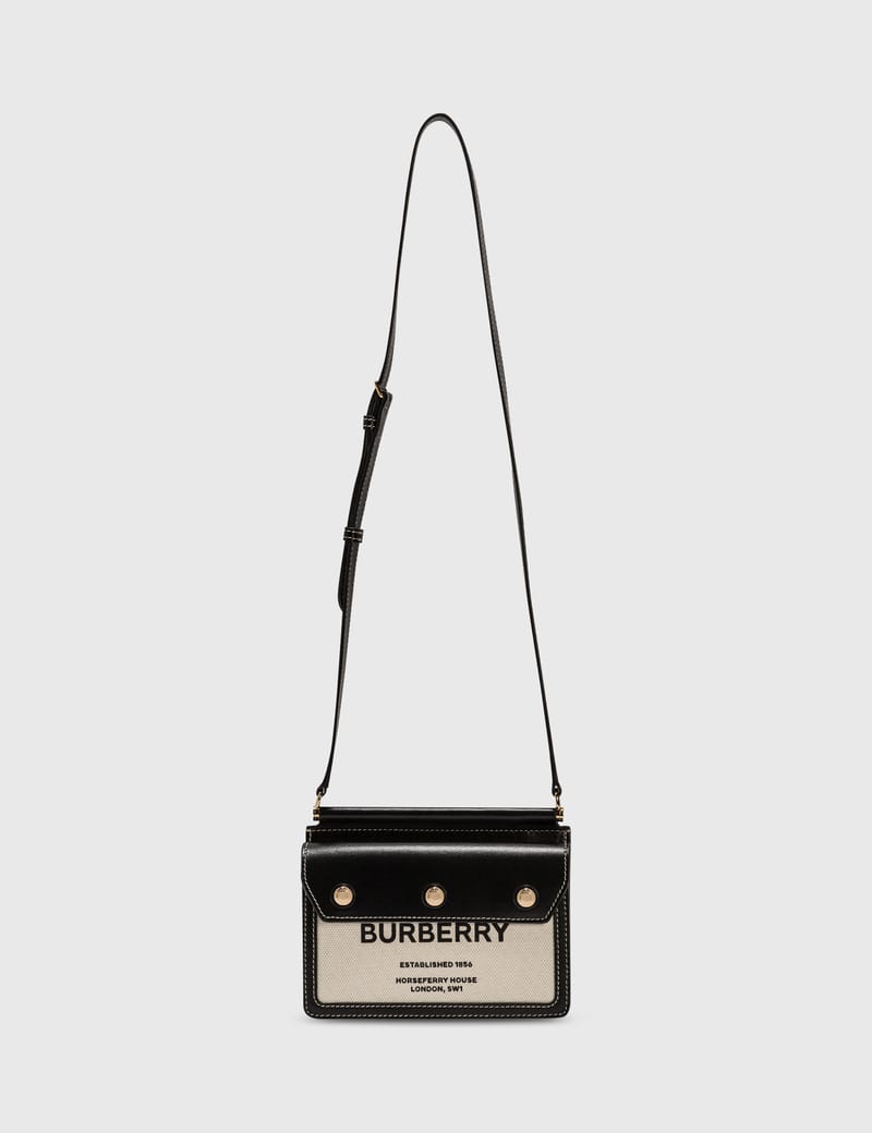 Mini horseferry print title online bag with pocket detail