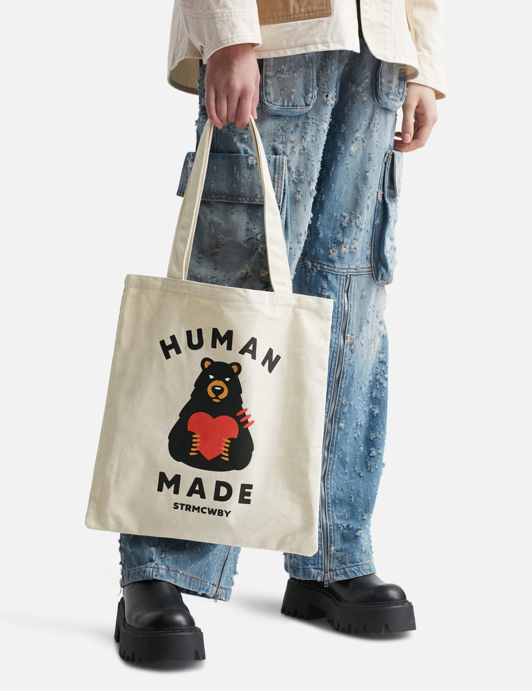 Human Made - BOOK TOTE | HBX - Globally Curated Fashion and 