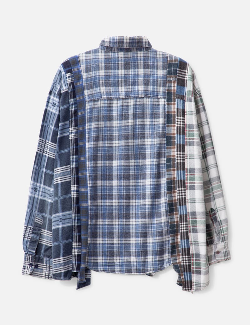 Needles - 7 Cuts Wide Flannel Shirt | HBX - Globally Curated Needles - 7 Cuts Wide Flannel Shirt | HBX - Globally Curated