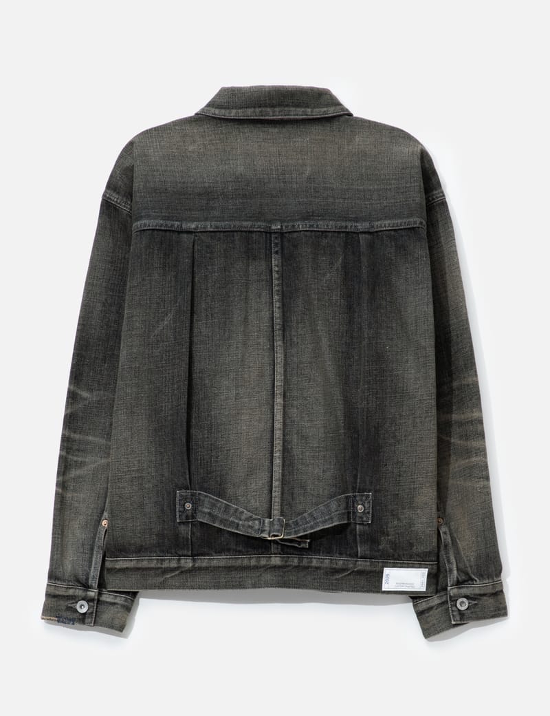 NEIGHBORHOOD Savage Denim Type-1 Jacket - Premium distressed
