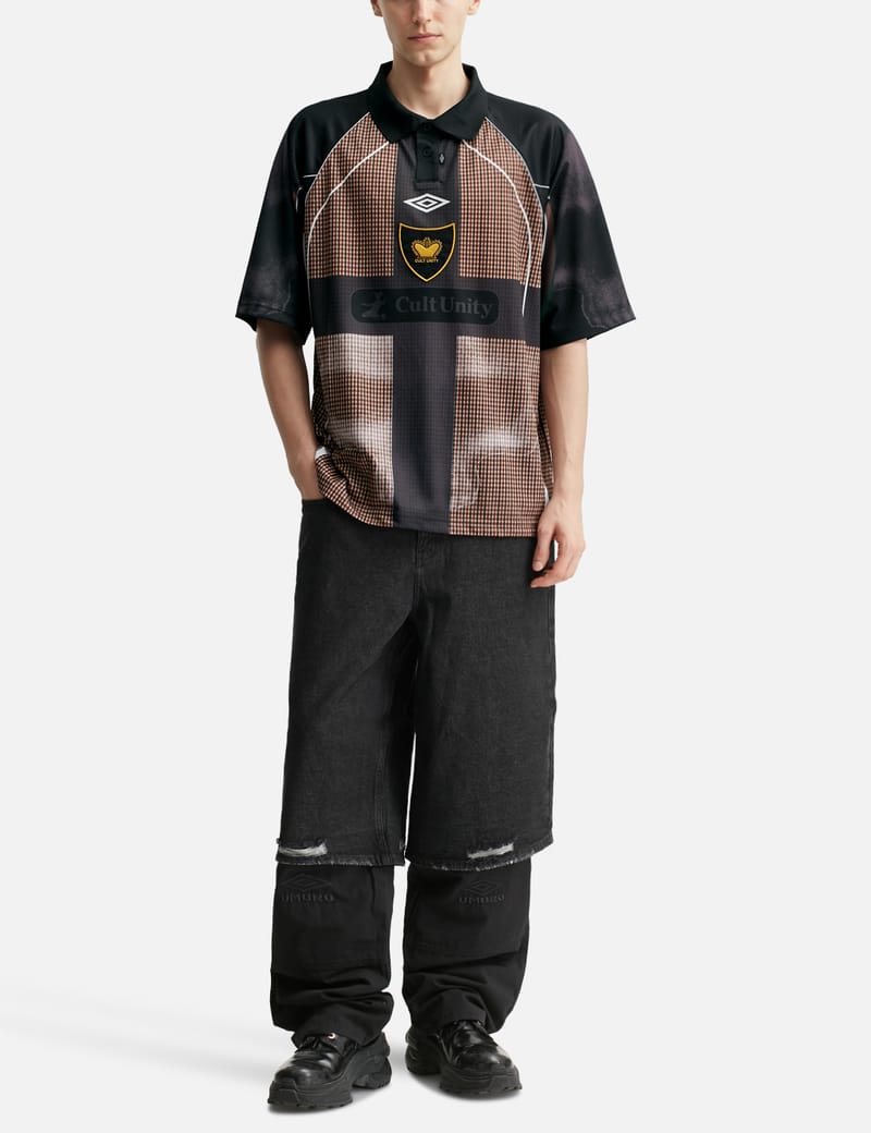 Umbro Umbro x Slam Jam Cult Unity Check Polo - Lightweight checked
