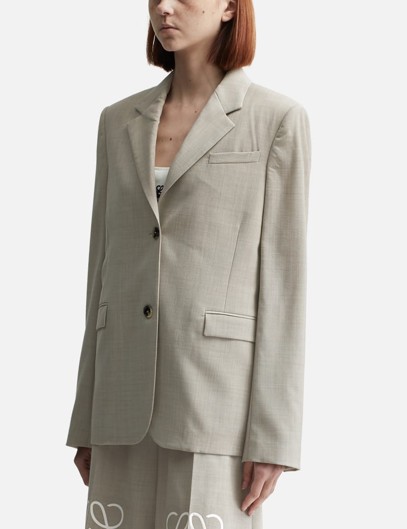 ジャケット Loewe Grey wool double-breasted jacket Loewe Grey wool double-breasted jacket | TheDoubleF
